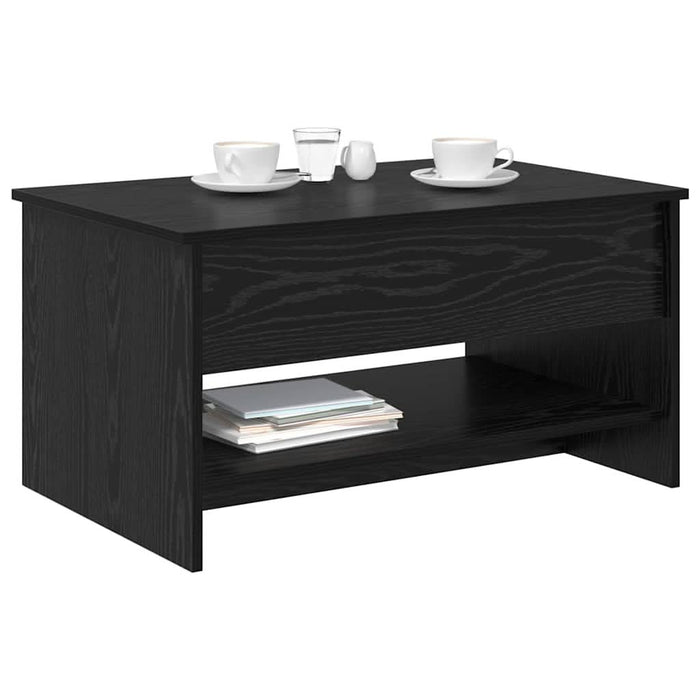 Masă de cafea Stejar Negru 80 x 50,5 x 41,5 cm Lemn compozit - WALTI WALTI