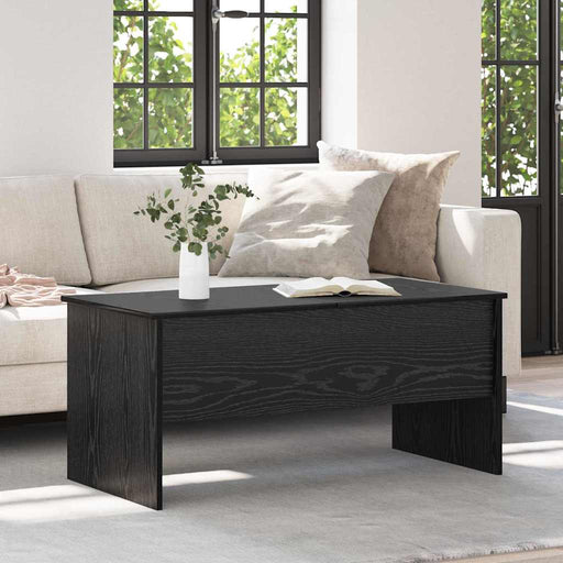 Masă de cafea Stejar Negru 102 x 50,5 x 46,5 cm Lemn compozit - WALTI WALTI