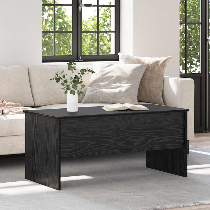Masă de cafea Stejar Negru 102 x 50,5 x 46,5 cm Lemn compozit - WALTI WALTI