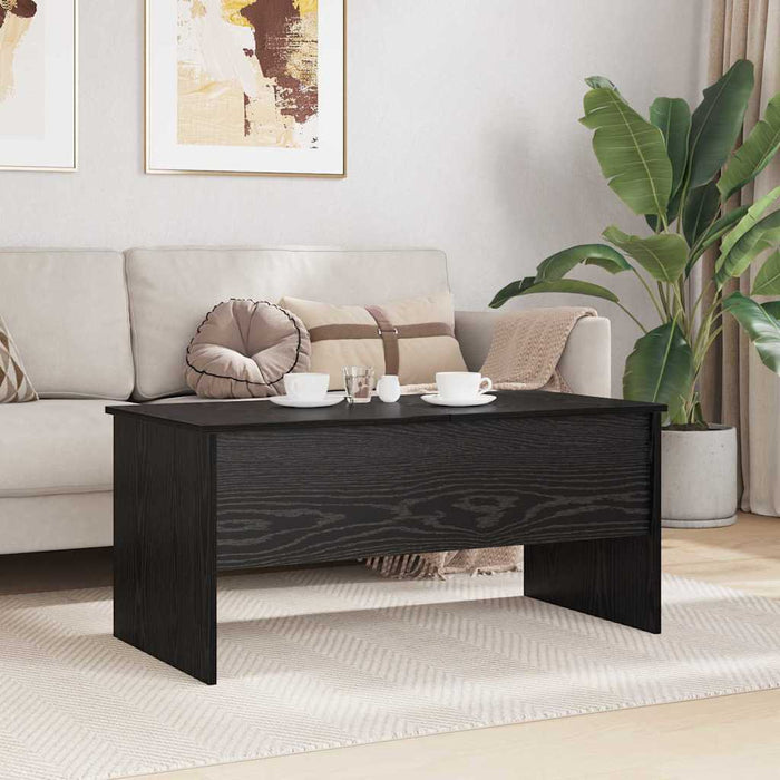 Masă de cafea Stejar Negru 102 x 50,5 x 46,5 cm Lemn compozit - WALTI WALTI