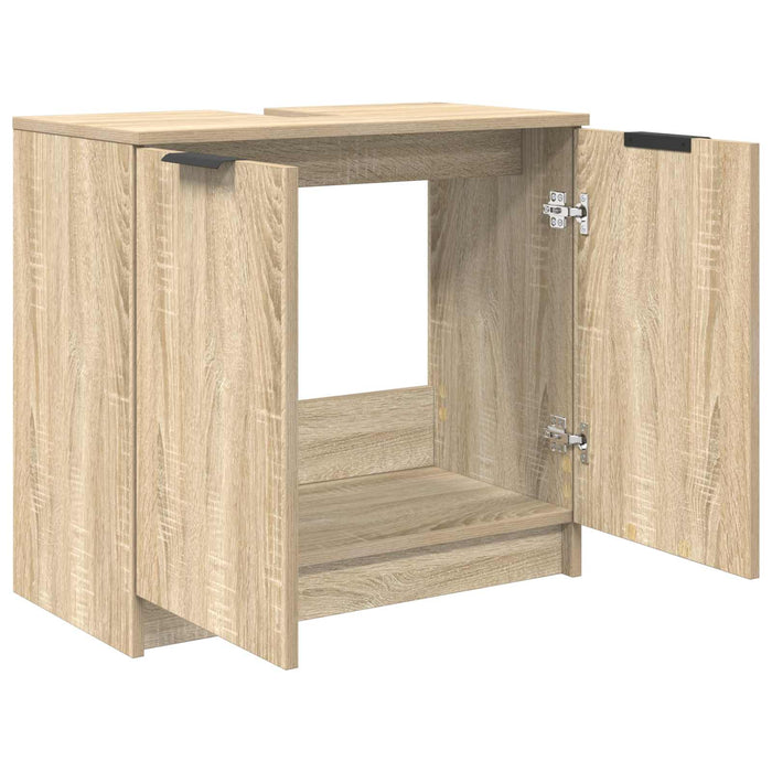Dulap de Baie Stejar Sonoma 64,5 x 33,5 x 59 cm Lemn compozit - WALTI WALTI