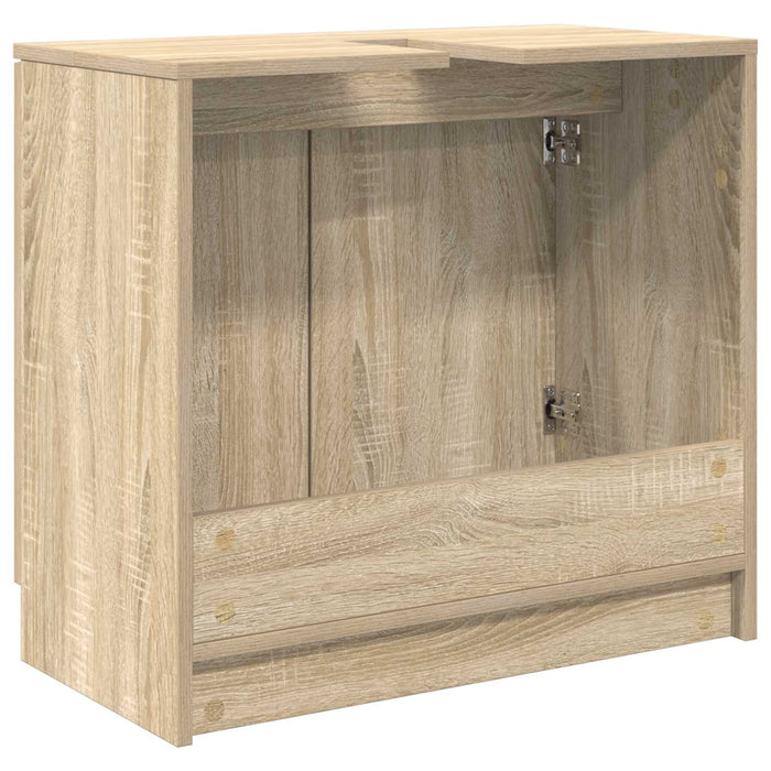 Dulap de Baie Stejar Sonoma 64,5 x 33,5 x 59 cm Lemn compozit - WALTI WALTI