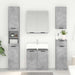 Dulap de Baie Gri din beton 64,5 x 33,5 x 59 cm Lemn compozit - WALTI WALTI