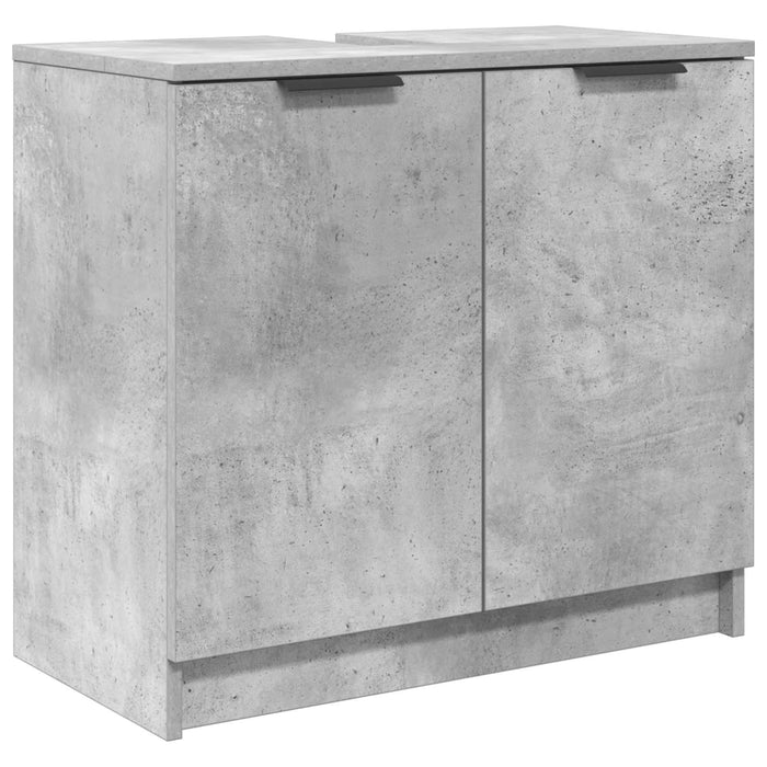 Dulap de Baie Gri din beton 64,5 x 33,5 x 59 cm Lemn compozit - WALTI WALTI