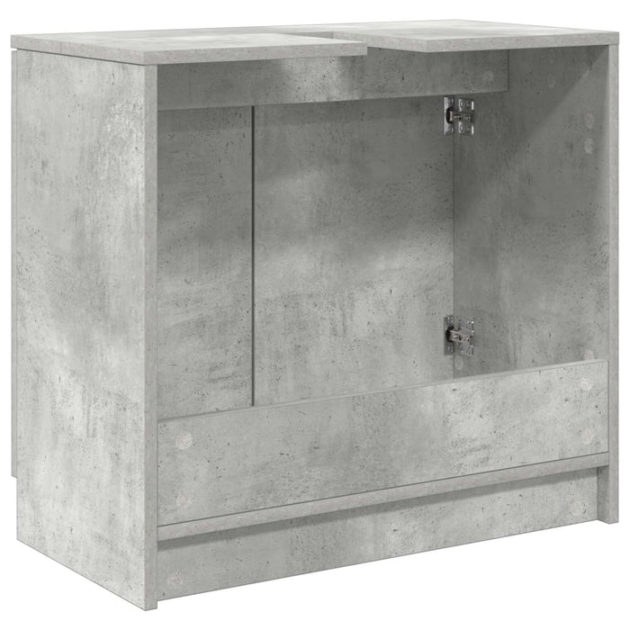 Dulap de Baie Gri din beton 64,5 x 33,5 x 59 cm Lemn compozit - WALTI WALTI