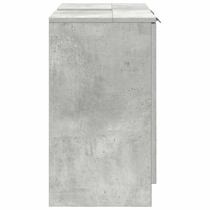 Dulap de Baie Gri din beton 64,5 x 33,5 x 59 cm Lemn compozit - WALTI WALTI