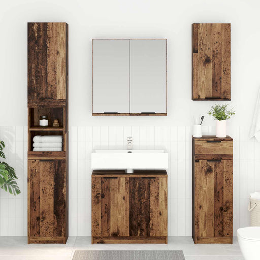 Dulap de Baie Lemn Vechi 64,5 x 33,5 x 59 cm Lemn compozit - WALTI WALTI