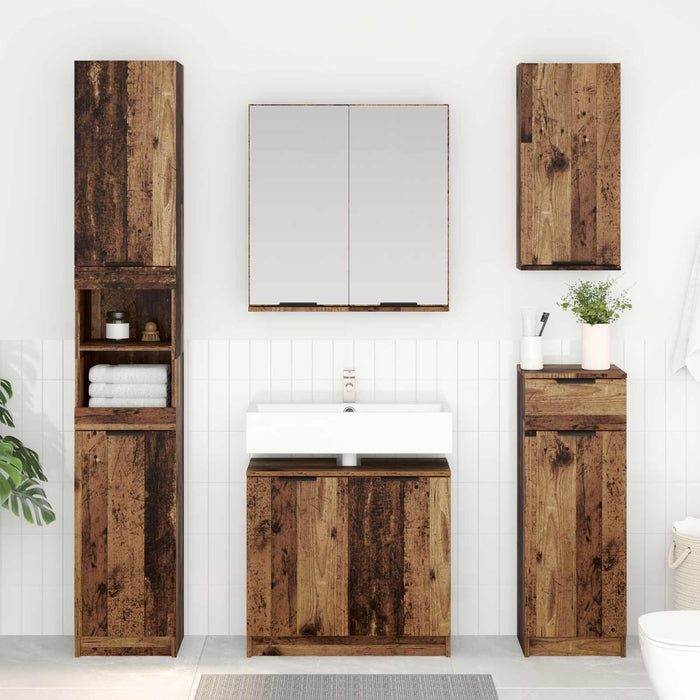 Dulap de Baie Lemn Vechi 64,5 x 33,5 x 59 cm Lemn compozit - WALTI WALTI