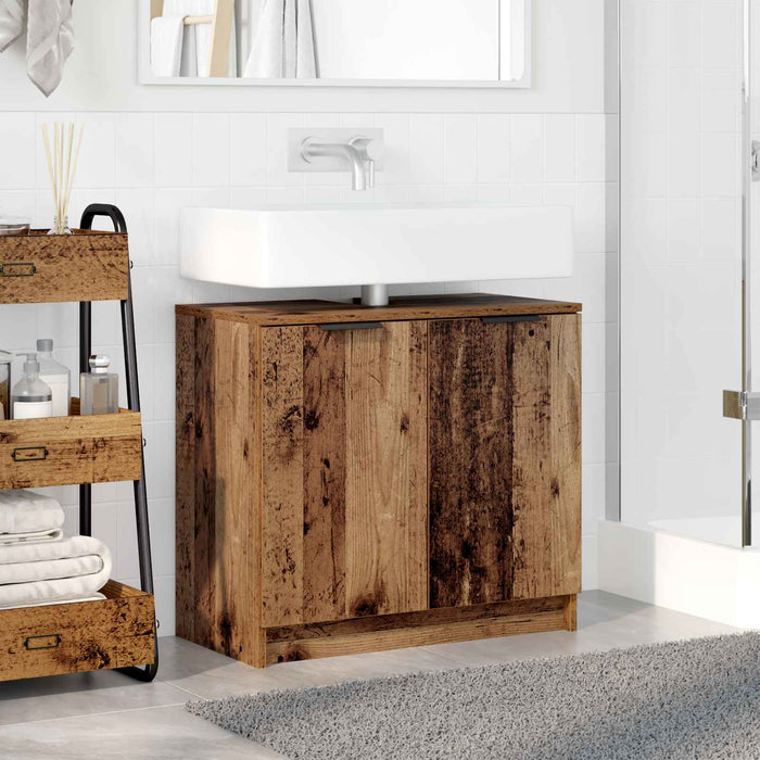 Dulap de Baie Lemn Vechi 64,5 x 33,5 x 59 cm Lemn compozit - WALTI WALTI