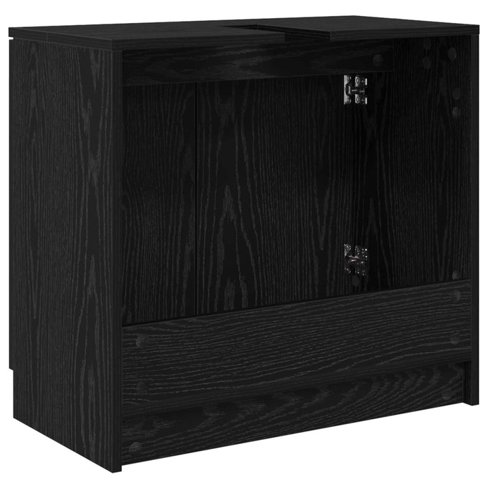 Dulap de Baie Stejar Negru 64,5 x 33,5 x 59 cm Lemn compozit - WALTI WALTI