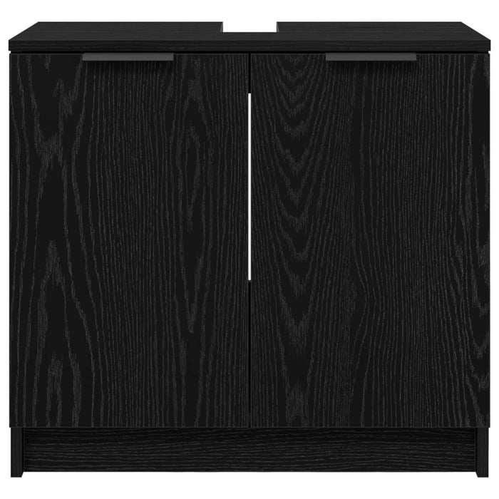 Dulap de Baie Stejar Negru 64,5 x 33,5 x 59 cm Lemn compozit - WALTI WALTI