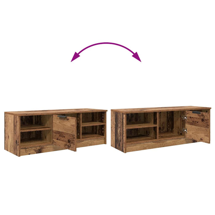 Cabinet TV Lemn Vechi 102 x 35 x 36,5 cm Lemn compozit - WALTI WALTI