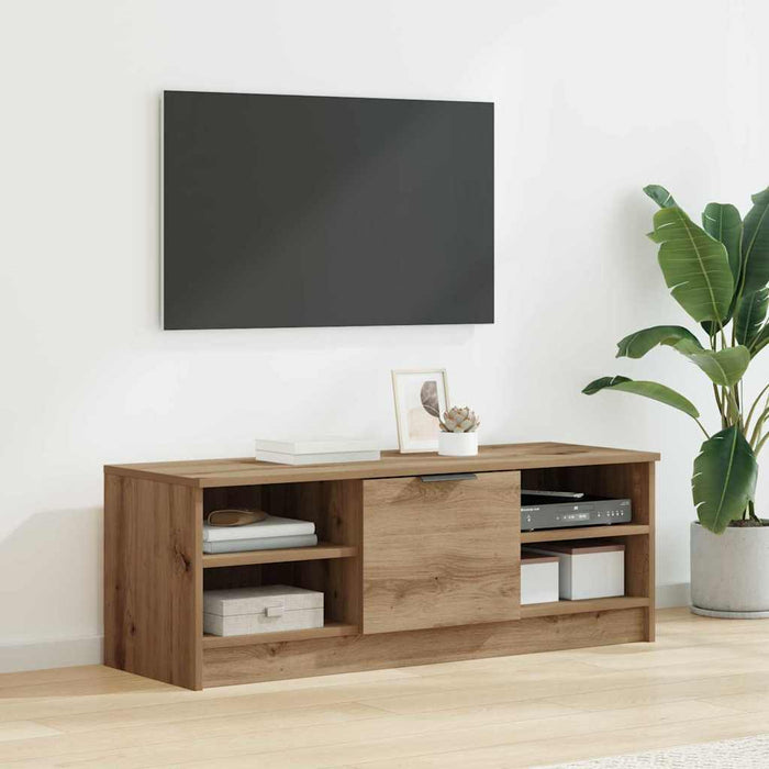 Cabinet TV Stejar Artizanal 102 x 35 x 36,5 cm Lemn compozit - WALTI WALTI