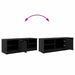 Cabinet TV Stejar Negru 102 x 35 x 36,5 cm Lemn compozit - WALTI WALTI