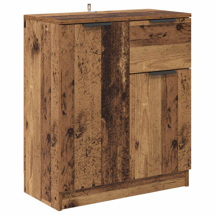 Bufet cu sertar Lemn vechi 60 x 30 x 70 cm Lemn compozit - WALTI WALTI
