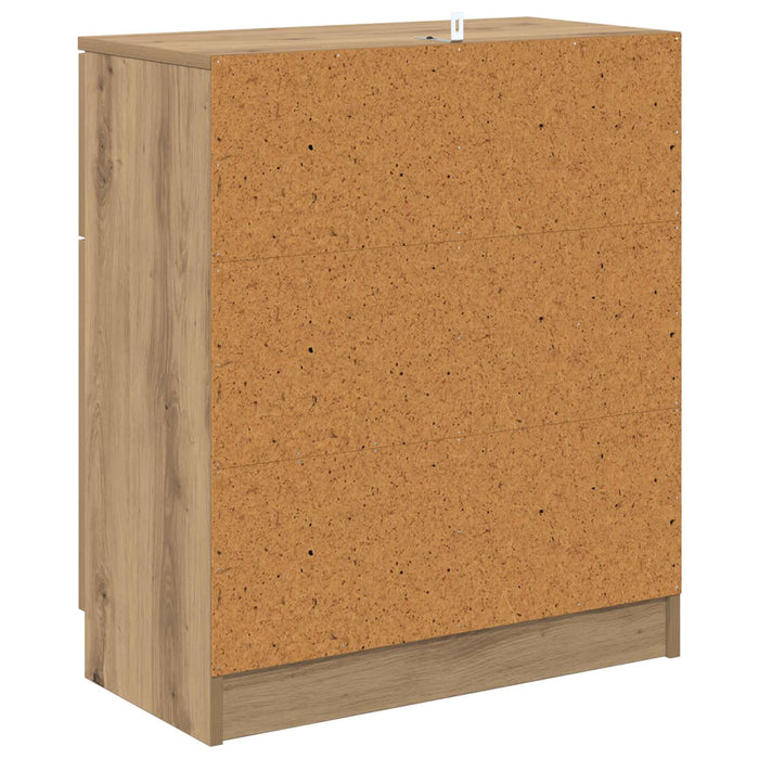 Bufet Stejar Artizanal 60 x 30 x 70 cm Lemn compozit WALTI