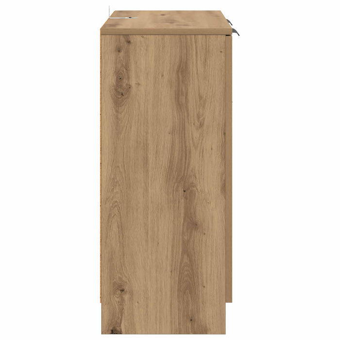 Bufet Stejar Artizanal 60 x 30 x 70 cm Lemn compozit WALTI