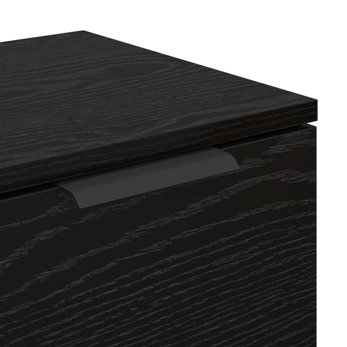 Bufet cu sertar Stejar Negru 60 x 30 x 70 cm Lemn compozit - WALTI WALTI