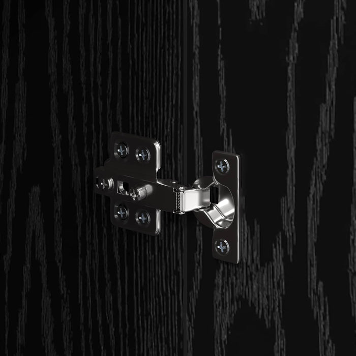 Bufet cu sertar Stejar Negru 60 x 30 x 70 cm Lemn compozit - WALTI WALTI
