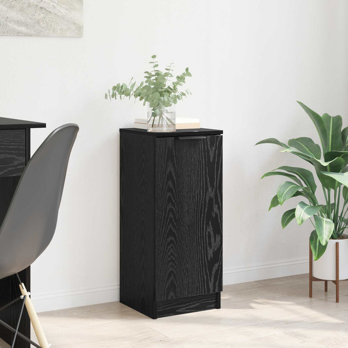 Bufet Stejar Negru 30 x 30 x 70 cm Lemn compozit - WALTI WALTI