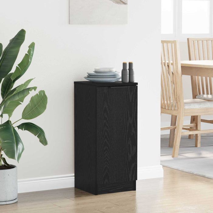 Bufet Stejar Negru 30 x 30 x 70 cm Lemn compozit - WALTI WALTI