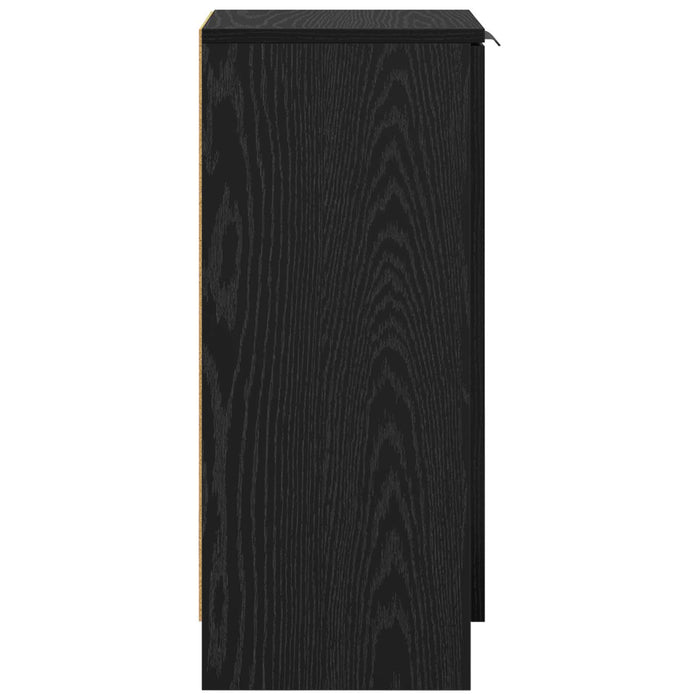 Bufet Stejar Negru 30 x 30 x 70 cm Lemn compozit - WALTI WALTI