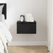 Dulap de noapte Stejar Negru 34 x 30 x 20 cm Lemn compozit - WALTI WALTI
