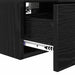 Dulap de noapte cu sertar 2 pcs Stejar Negru 34 x 30 x 20 cm - WALTI WALTI