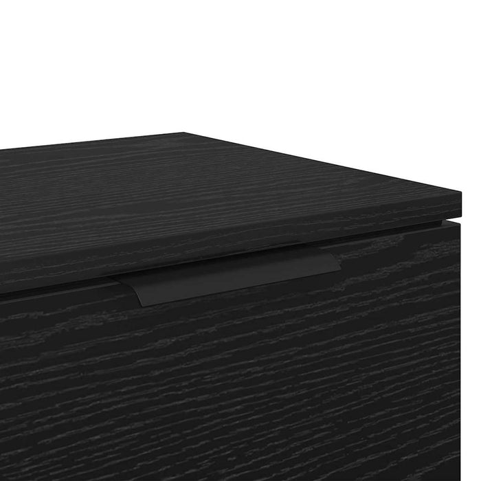 Dulap de noapte cu sertar 2 pcs Stejar Negru 34 x 30 x 20 cm - WALTI WALTI
