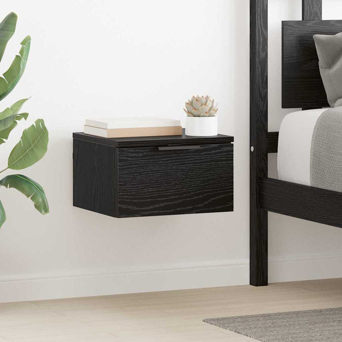Dulap de noapte cu sertar 2 pcs Stejar Negru 34 x 30 x 20 cm - WALTI WALTI
