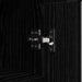Bufet Stejar Negru 69,5 x 34 x 90 cm Lemn compozit - WALTI WALTI