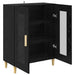 Bufet Stejar Negru 69,5 x 34 x 90 cm Lemn compozit - WALTI WALTI
