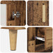 Bufet cu sertar Lemn Vechi 69,5 x 34 x 90 cm Lemn compozit - WALTI WALTI