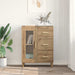 Bufet Stejar Artizanal 69,5 x 34 x 90 cm Lemn compozit - WALTI WALTI