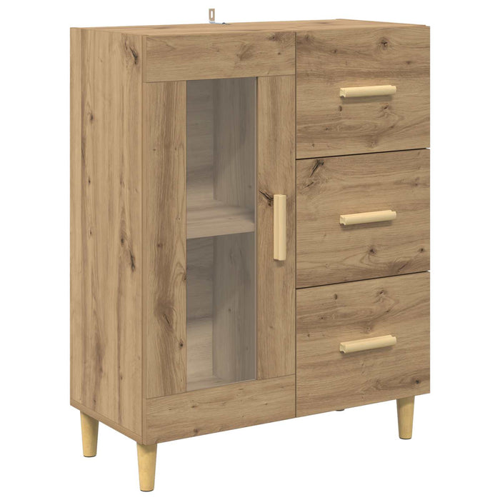 Bufet Stejar Artizanal 69,5 x 34 x 90 cm Lemn compozit - WALTI WALTI
