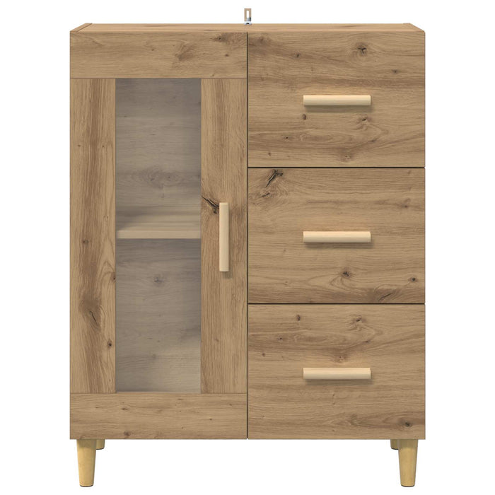 Bufet Stejar Artizanal 69,5 x 34 x 90 cm Lemn compozit - WALTI WALTI