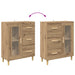 Bufet Stejar Artizanal 69,5 x 34 x 90 cm Lemn compozit - WALTI WALTI