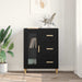 Bufet cu sertar Stejar Negru 69,5 x 34 x 90 cm Lemn compozit - WALTI WALTI
