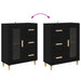 Bufet cu sertar Stejar Negru 69,5 x 34 x 90 cm Lemn compozit - WALTI WALTI