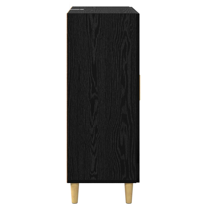 Bufet cu sertar Stejar Negru 69,5 x 34 x 90 cm Lemn compozit - WALTI WALTI