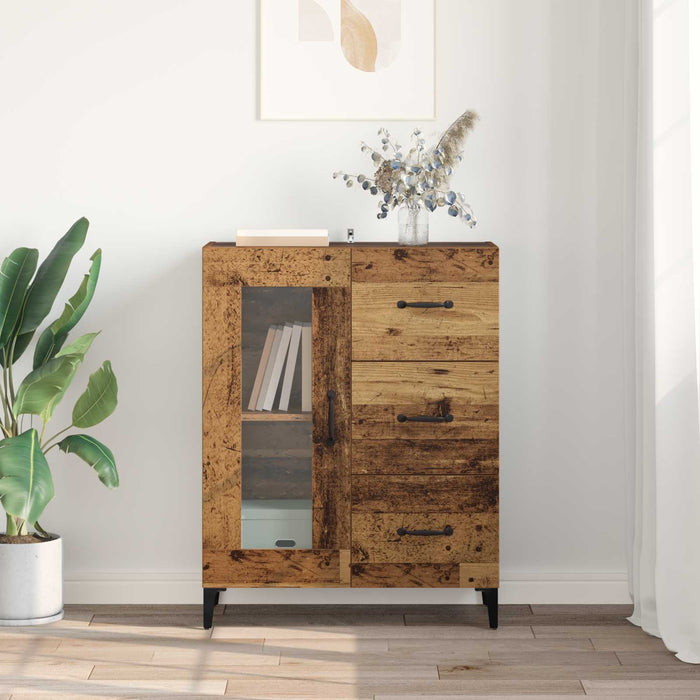 Bufet Lemn Vechi 69,5 x 34 x 90 cm Lemn Ingineresc și Fier - WALTI WALTI