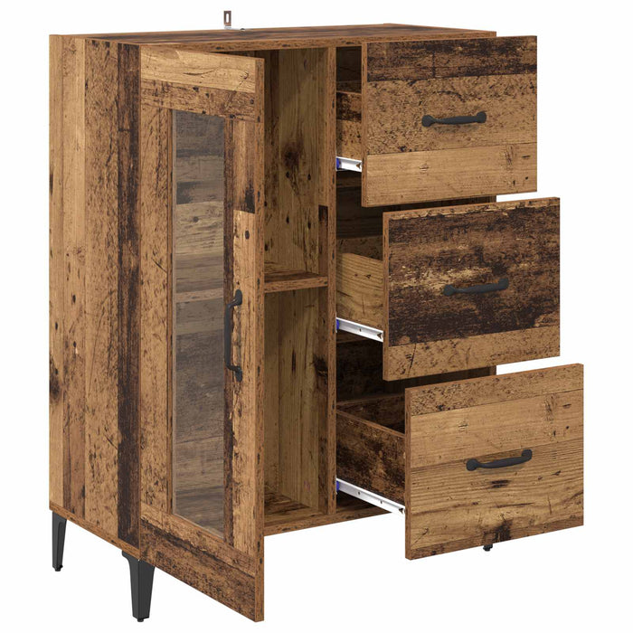 Bufet Lemn Vechi 69,5 x 34 x 90 cm Lemn Ingineresc și Fier - WALTI WALTI