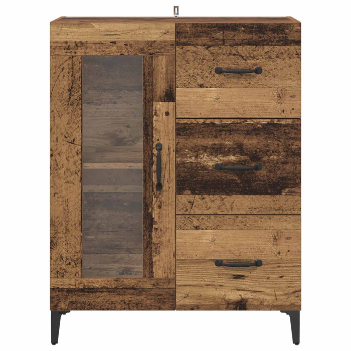 Bufet Lemn Vechi 69,5 x 34 x 90 cm Lemn Ingineresc și Fier - WALTI WALTI