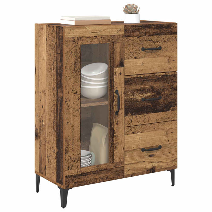 Bufet Lemn Vechi 69,5 x 34 x 90 cm Lemn Ingineresc și Fier - WALTI WALTI