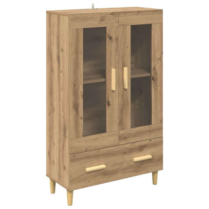 Bufet cu sertar Stejar Artizanal 70 x 31 x 115 cm Lemn compozit - WALTI WALTI