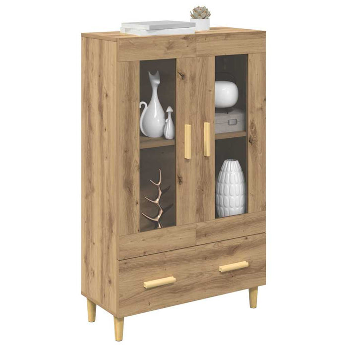 Bufet cu sertar Stejar Artizanal 70 x 31 x 115 cm Lemn compozit - WALTI WALTI