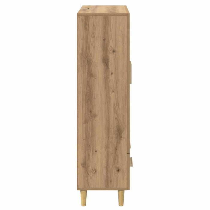 Bufet cu sertar Stejar Artizanal 70 x 31 x 115 cm Lemn compozit - WALTI WALTI