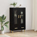Bufet cu sertar Stejar Negru 70 x 31 x 115 cm Lemn compozit - WALTI WALTI