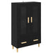 Bufet cu sertar Stejar Negru 70 x 31 x 115 cm Lemn compozit - WALTI WALTI