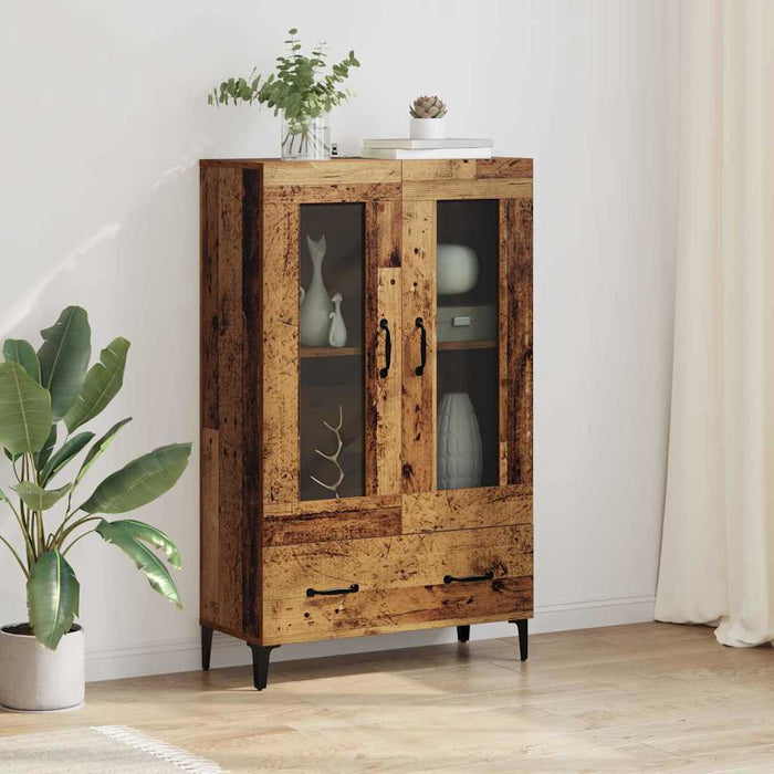 Bufet Lemn Vechi 70 x 31 x 115 cm Lemn Ingineresc și Fier - WALTI WALTI